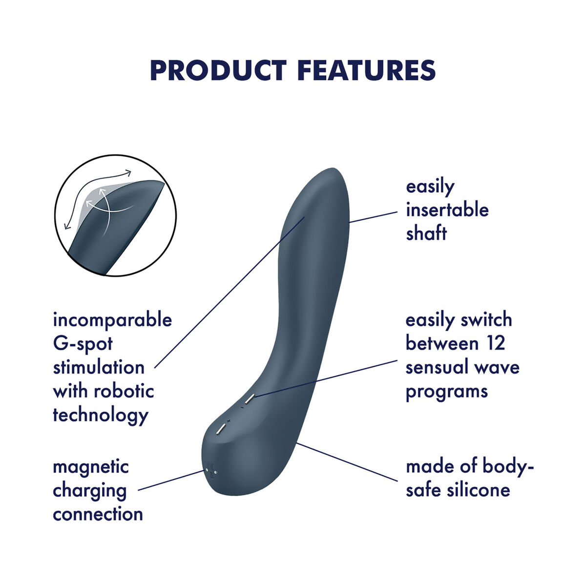 G-Punkt Vibrator Satisfyer Sort